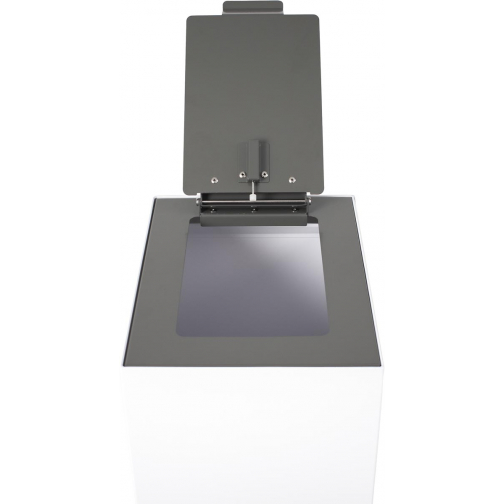 V-Part couvercle à clapet pour poubelle modulaire 60 l, gris foncé