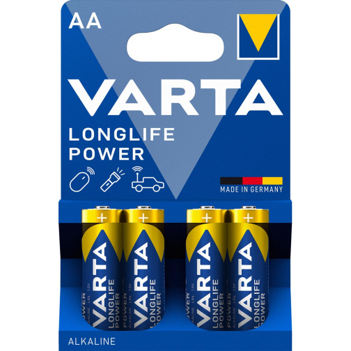 Varta pile Longlife Power AA, blister de 4 pièces