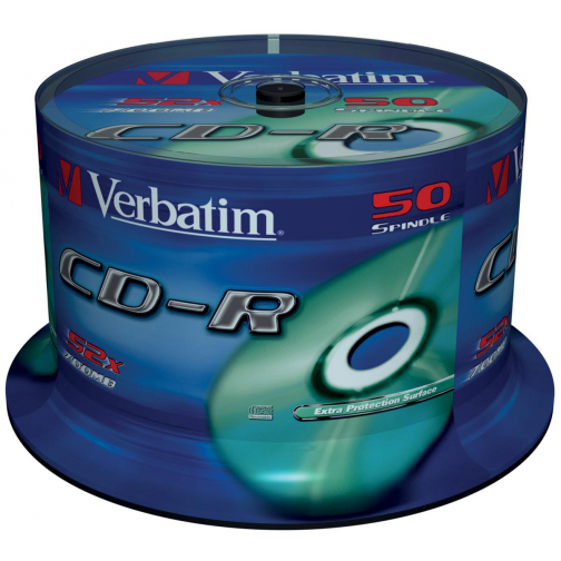 Verbatim CD enregistrable Extra Protection, spindle de 50 pièces