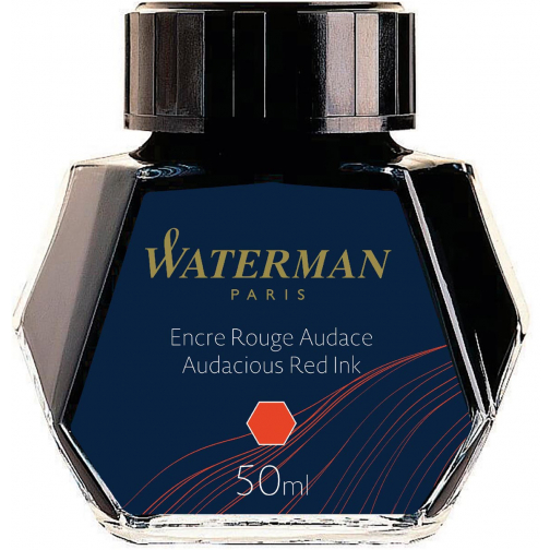 Waterman encre 50 ml, rouge (Audacious)